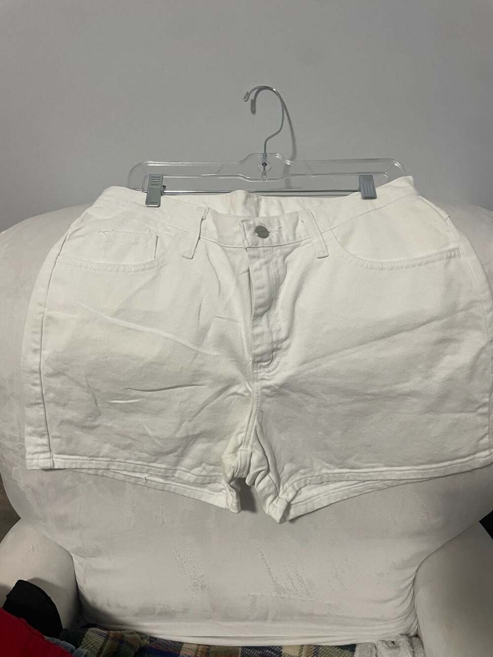 Riders White Denim Shorts Size 14